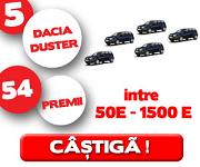 Participa la Concursul IMPUSCA UN DUSTER si poti castiga 1500 euro Participa la Concursul IMPUSCA UN DUSTER si poti castiga 1500 euro