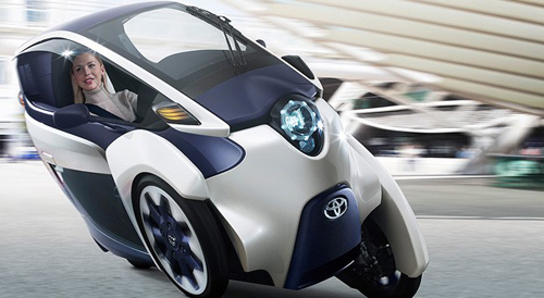 Toyota i-Road, masina pe trei roti Toyota i-Road, masina pe trei roti